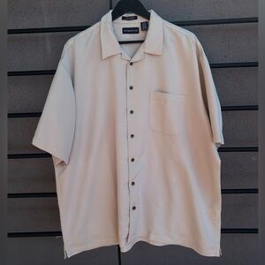 Ultra Club Cabana Breeze Big and Tall Button Down 2XL